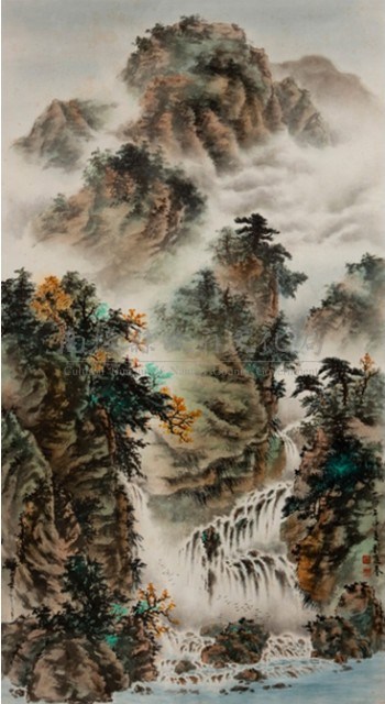 青山高聳綠水長流藏品圖，第1張