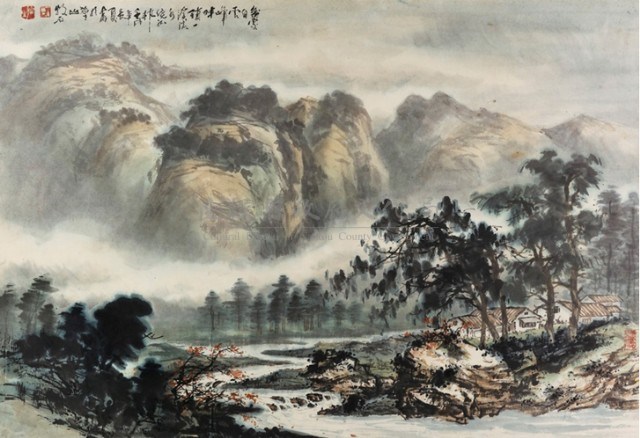 山水藏品圖，第1張