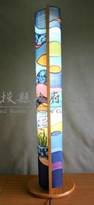 海之悅-天然染色拼縫燈罩藏品圖，第4張