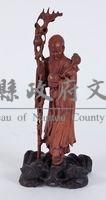 壽翁黃楊木木雕藏品圖，第1張