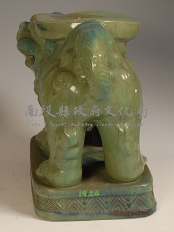 獅形花台藏品圖，第1張