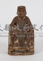 礦物漆樟木木雕神像藏品圖，第1張