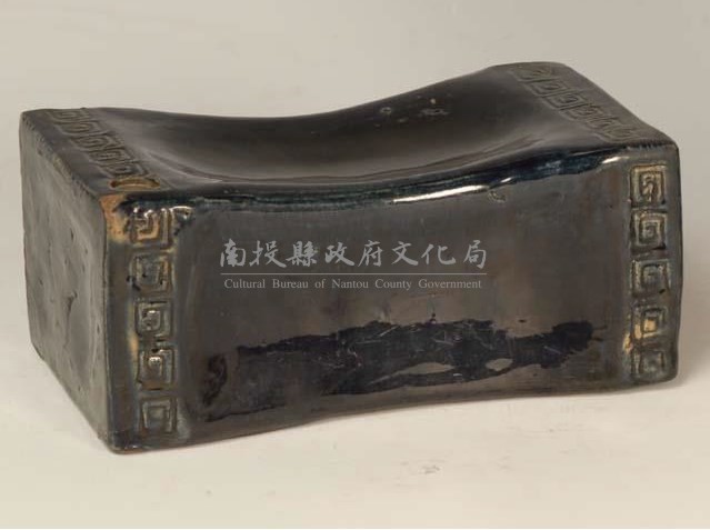 黑釉水枕頭藏品圖，第1張