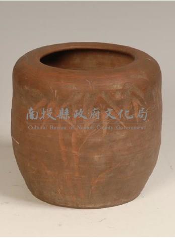 紅陶竹紋甕藏品圖，第1張