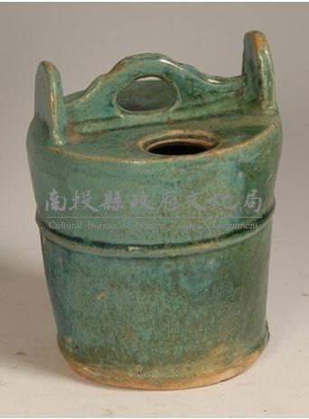 綠釉醬油罈藏品圖，第1張