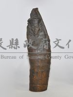 早期竹製雕刻神像(齊天大聖)藏品圖，第1張