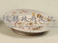 縮釉陶盤藏品圖，第1張