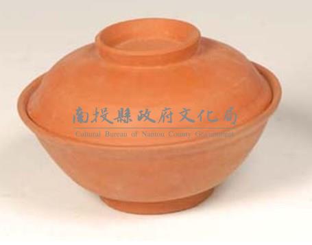 紅陶蓋碗藏品圖，第1張