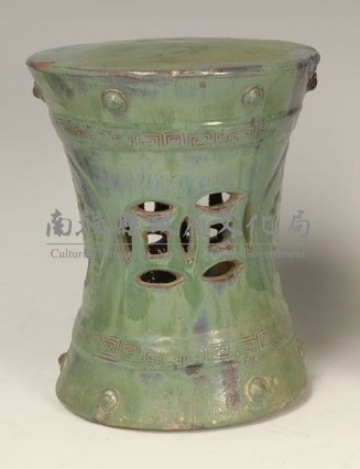 綠釉鼓凳藏品圖，第1張
