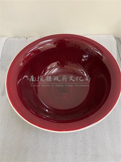 仿清祭紅大碗(複製品)藏品圖，第1張