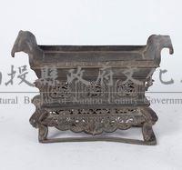 翹首鏤雕錫薦盒藏品圖，第1張