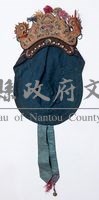茶色絨地鴟鴞造型刺繡兒童風帽藏品圖，第1張