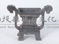 雙耳福壽錫香爐藏品圖，第1張
