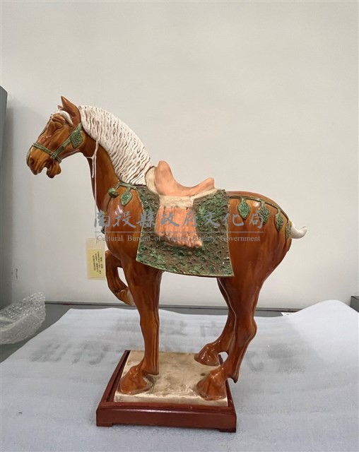 仿唐三彩馬(複製品)藏品圖，第1張