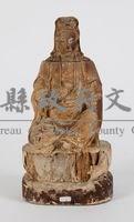 觀世音菩薩樟木木雕神像藏品圖，第1張
