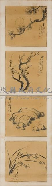 畫四小品立軸藏品圖，第1張