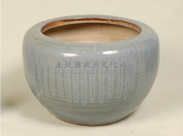 藍釉日式烘爐藏品圖，第1張