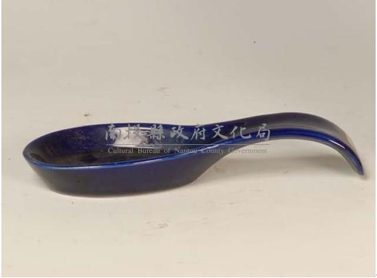 藍釉湯匙藏品圖，第1張