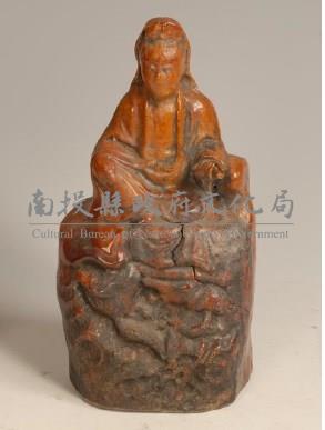 米街持經觀音座像藏品圖，第1張