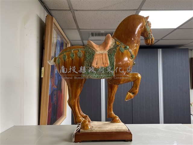 仿唐三彩馬(複製品)藏品圖，第2張
