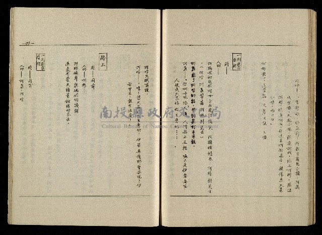「生死門」劇本(含人物名單)藏品圖，第75張