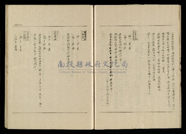 「生死門」劇本(含人物名單)藏品圖，第20張