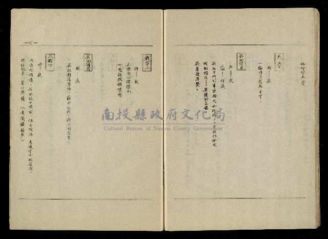 「生死門」劇本(含人物名單)藏品圖，第99張