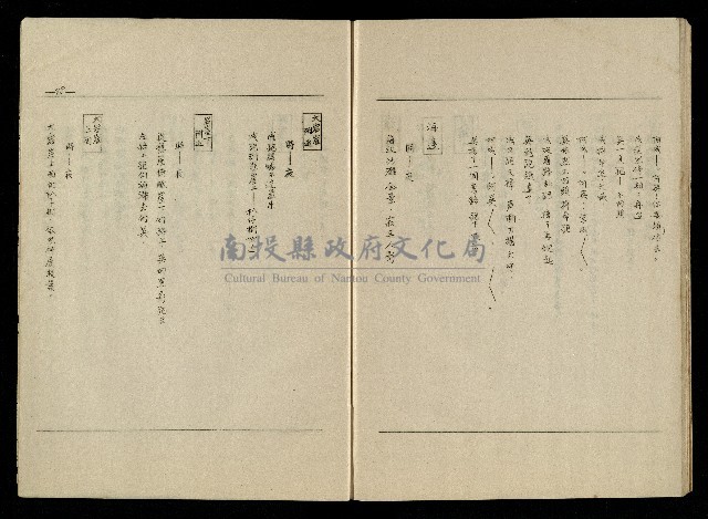 「生死門」劇本(含人物名單)藏品圖，第101張
