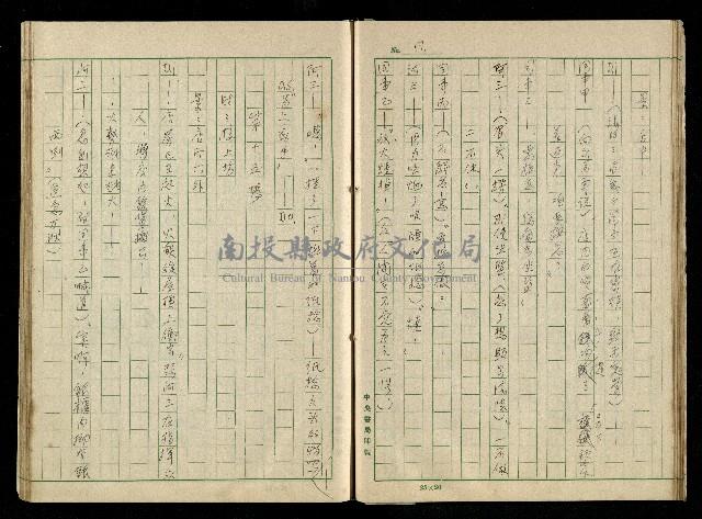 「再世姻緣」劇本(原本)藏品圖，第21張