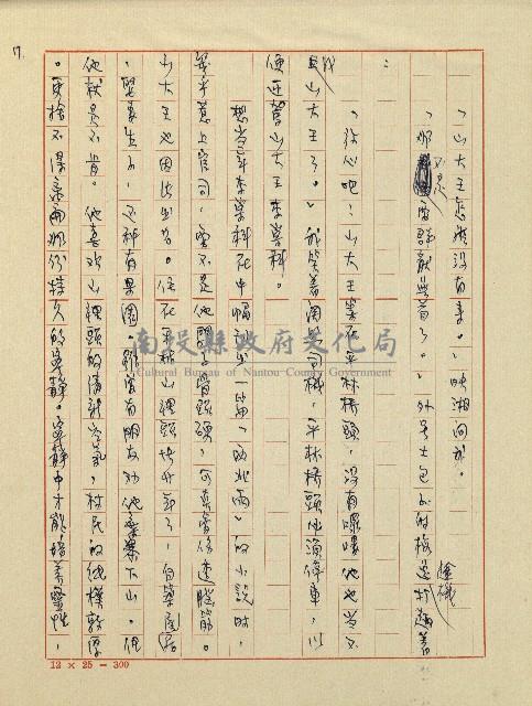 綠野春濃(六十四年度金環獎小說類佳作獎)藏品圖，第8張