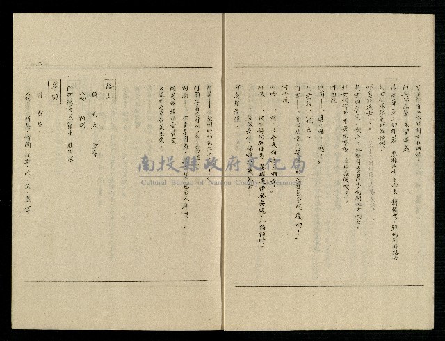 「生死門」劇本(含人物名單)藏品圖，第12張