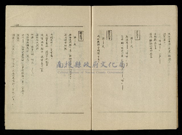 「生死門」劇本(含人物名單)藏品圖，第102張