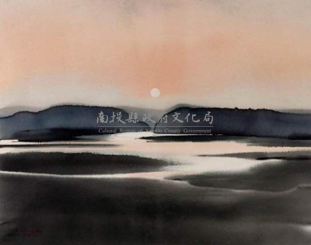 黃昏（水彩）藏品圖，第1張