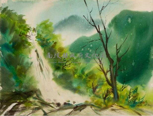 瀑布藏品圖，第1張