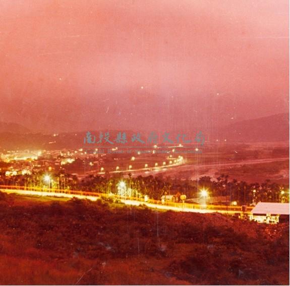 南投風光照片－燈火闌姍晚霞（水里）藏品圖，第1張