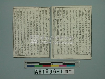 『台灣府誌』木版藏品圖，第4張