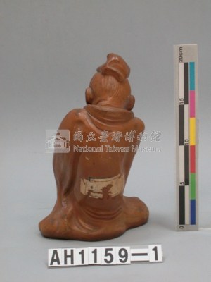 陶塑  老人踞坐像藏品圖，第1張