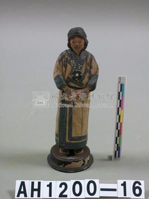 陶塑人種模型—蝦夷人（女性）藏品圖，第2張