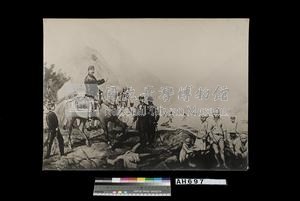 1874年5月西鄉從道巡視石門戰場圖之照片藏品圖，第3張