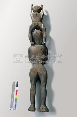 祖先雕刻木柱藏品圖，第6張