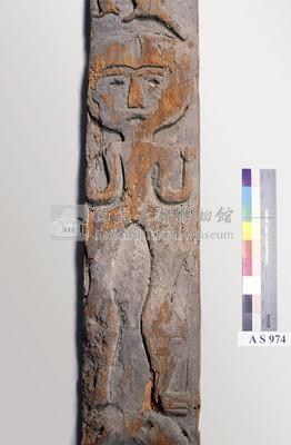 人形木雕門柱藏品圖，第15張