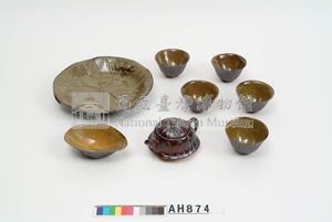 苗栗陶  蓮葉茶具組藏品圖，第3張