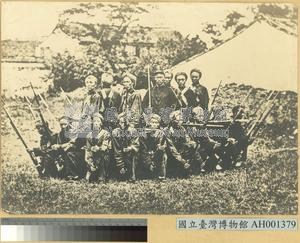 牡丹社事件援臺淮軍操練情形照片藏品圖，第6張