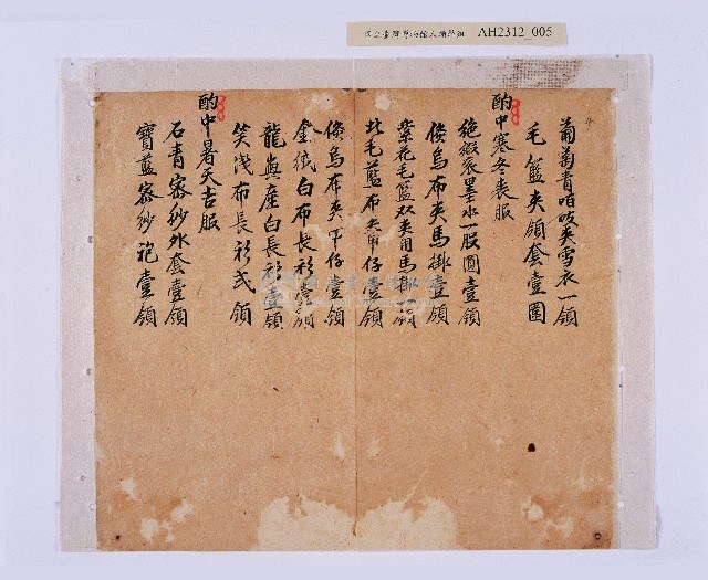 潘春文（？）衣服目錄藏品圖，第6張