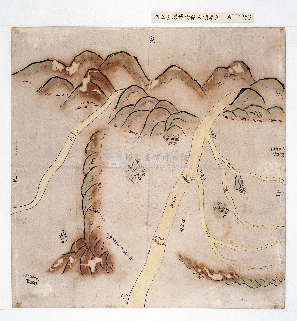 岸裡社北境交通圖藏品圖，第1張