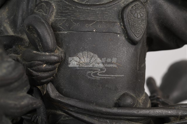 日本將軍著盔騎馬銅像藏品圖，第7張
