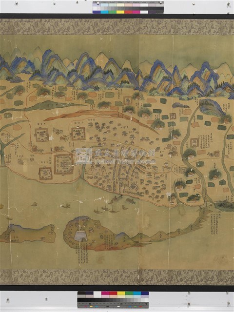 康熙臺灣輿圖(摹本)藏品圖，第11張