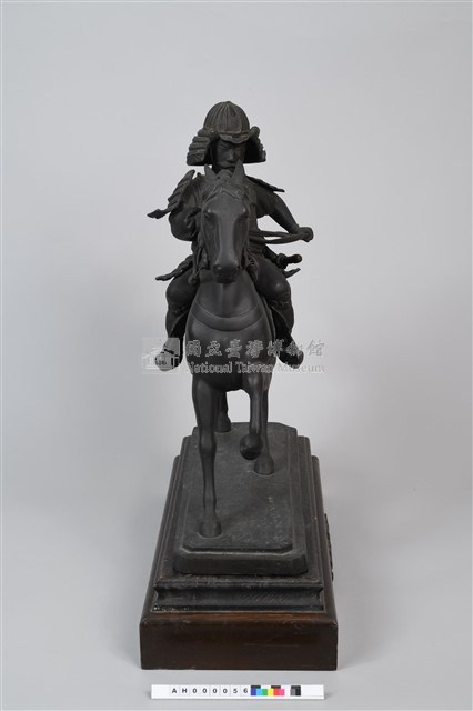 日本將軍著盔騎馬銅像藏品圖，第5張