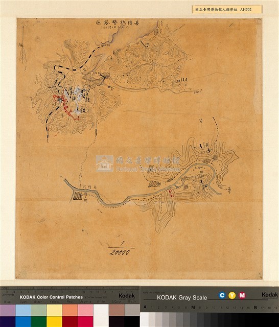 日軍進攻基隆路線圖藏品圖，第1張