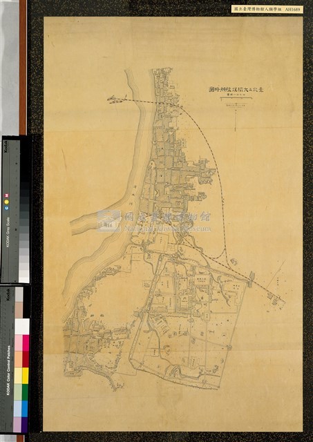 明治二十八年（1895）台北及大稻埕、艋舺略圖藏品圖，第2張